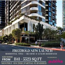 Freehold developer unit residential title luxury condo at Dutamas