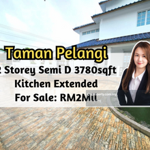 Taman Pelangi, 2 Storey Semi-D, Kitchen Extended, Intermediate, 4 Bed