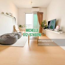 Furnished & renovated 729sqft, 2 carparks 