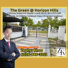 The Green @ Horizon Hills Double Storey Superlink House For Sale