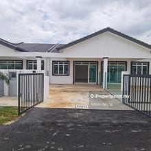 Rumah yg dah siap di taman bentara,jalan puyuh,20x73,developer package