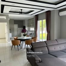 Corner House Fully Furnished Gamuda Garden for rent 