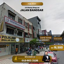 Jalan Bangsar, KL 3.5 Storey Shop Lot For Rent