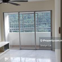 Partially furnished unit for rent