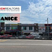 Facing Main Road Double Storey Shoplot Pusat Perniagaan Pokok Sena
