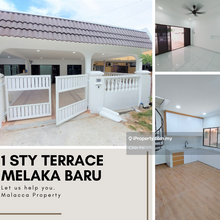 Facing Padang Renovated 1 Sty Terrace Melaka Baru Batu Berendam