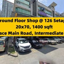 126 Genting Kelang, Main Road shop, 20x70 1400sf