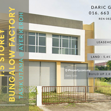 1.5 Storey Factory At Tasik Utama Ayer Keroh Melaka.