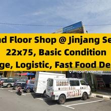 Jinjang Selatan, Intermediate Shop Lot, 22x75