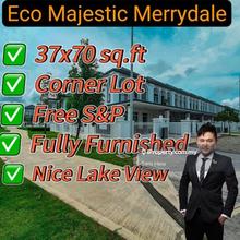 Merrydale Eco Majestic End Lot, Lake View, Extra Land 13'