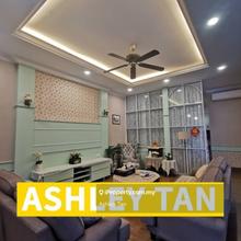 Freehold Gated 2-storey Terrace House Alma 1,725sft Full Furnish Reno