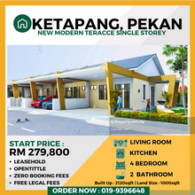 Ketapang Pekan, - pfs009 New Teracce Single Storey