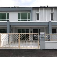 Gated & Guarded Double Storey Terrace House in Klebang For Rent