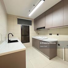 Brand new unit with kitchen cabinet