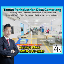 Taman Perindustrian Desa Cemerlang Semi Detached Factory For Sale