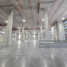 Warehouse Bu 57ksf c/w Loading Bay Esfr Sprinkle Shah Alam for Rent