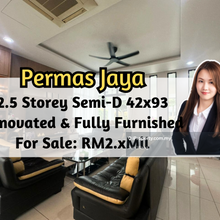 Straits View Residences, 2.5 Storey Semi D, Renovated, Fully Furnished