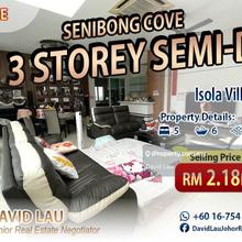 Senibong Cove Isola Villa 3 Storey Semi-D Villa