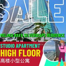 High Floor Studio Apartment at Melaka Raya Silverscape Residence 
