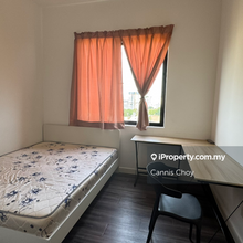 Middle room looking female tenant 