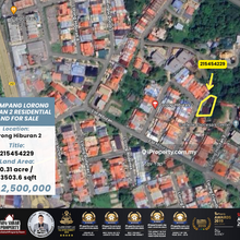 Penampang Lorong Hiburan 2 Residential Land For Sale