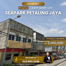 3 sty Shoplot Sea Park Seksyen 21 Petaling Jaya
