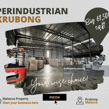 Big Factory 61500 sqft 300 Ampere Manufacturing Perindustrian Krubong 