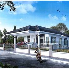 Rumah Banglo Setingkat (Type A) di Guar Cempedak