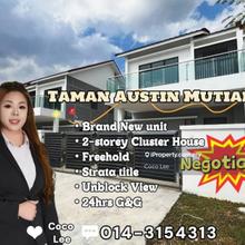 Taman Austin Mutiara @ Brand New Unblock View Cluster House