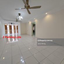 2 indoor parking lots 4r3b unit facing garden pool view