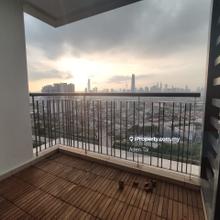 Shamelin star, biggest 4 room unit, near LRT, partly furnished