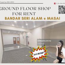 Bandar Seri Alam 3 storey shop for Rent