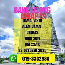 Bank Lelong Freehold Damai Vista Damai Perdana Cheras Kuala Lumpur
