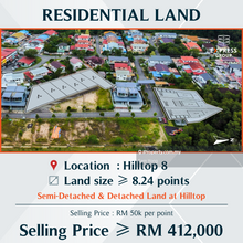 Semi-Detached & Detached Residential Land at Hilltop 8, Miri