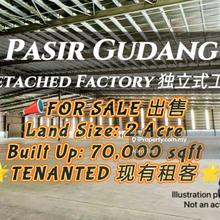 Pasir Gudang Detached Factory For Sale 
