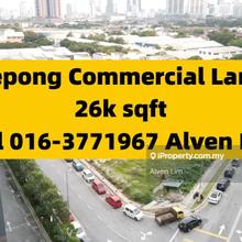 Commercial Land in Kepong, 26k sqft, Available from now