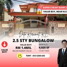Value Buy! Bank Lelong 2 Storey Bungalow @ Datuk Keramat Jelatek KLCC