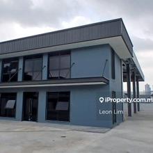 2sty semi detached, large land, corner, high ceiling, corp image, road