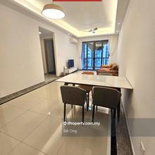 Modern 2 room 1 bath, phase 2, fully furnish, 825sf, balcony, backyard