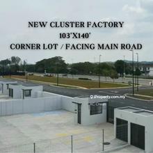 Corner Facing Main Road, New Factory Located- Persiaran Alam Perdana