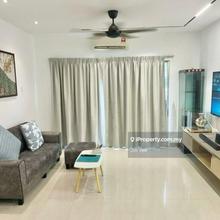 Aircond Endah Ria F/ Furnished Kit Cabinet Fridge Washer Well Kept LRT