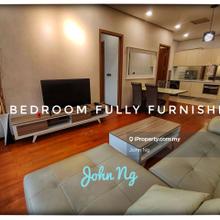 Modern 1-Bedroom with Study with  Bukit Bintang View, Fully Furnished
