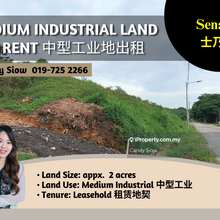 Senai 2 acres Medium Industrial Land