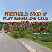 Flat Bungalow Land, 6500 sf, Gated & Guarded, Freehold, Square Shape