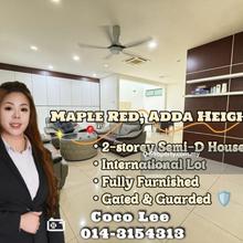 Maple Red, Adda Heights @ International 2-storey Semi-D House