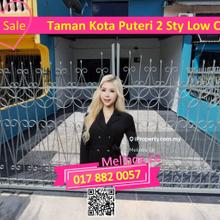Masai Taman Kota Puteri Beautiful 2 Storey Low Cost Terrace 2bed