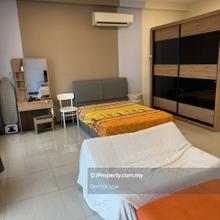 Taman Molek, studio, 640sqft, high floor fully furnished