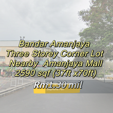 Bandar Amanjaya 3 St Corner Lot Shoplot Near Amanjaya Mall Tol Utara