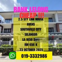 Bank Lelong Freehold 2.5 Storey House Avens Southville City Dengkil