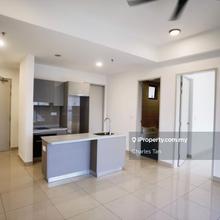 Partially furnished 2 bedroom 2 bathroom 2 parking unit for rent